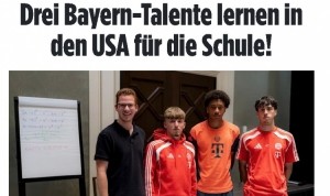 参加世俱杯还得写作业！图片报：戴伯尔等3位拜仁小将有学习任务