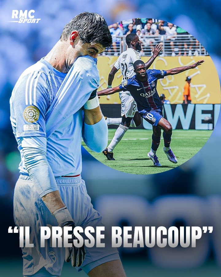 库尔图瓦赛后谈到:我被抢疯了